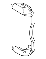 5QM615125 - Brakes: Caliper Mount for Volkswagen: Golf, Golf Alltrack, Golf SportWagen, Jetta Image