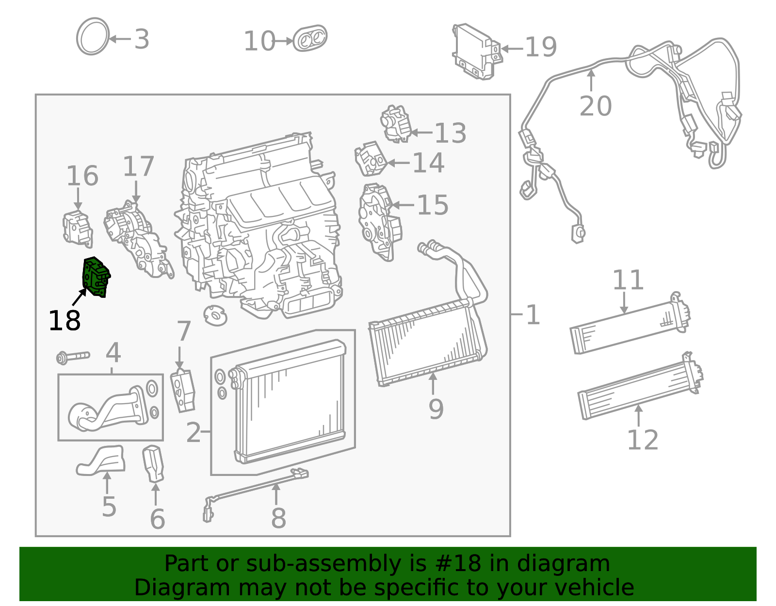 Lexus HVAC Blend Door Actuator 87106-30570 | Longo Lexus Parts