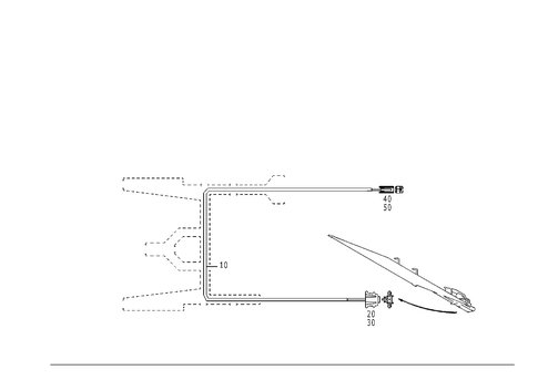 Rear Window Roller Blind for 2006 Mercedes-Benz CL55 AMG #0