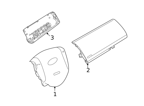Air Bag Components for 2010 Ford Transit Connect #0