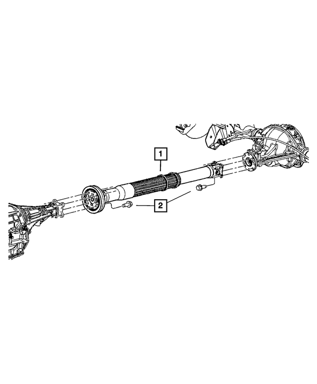 « 52853003AF – Rear Axle; Dana 226 MM; Differential and Drive Line : Entraînement Arbre pour Mopar Image »