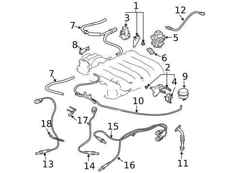 Emission System for 2005 Mitsubishi Montero #0