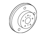 4351248110 - : 2008-2013 Toyota Highlander - Disc Brake Rotor Front for Toyota: Highlander Image
