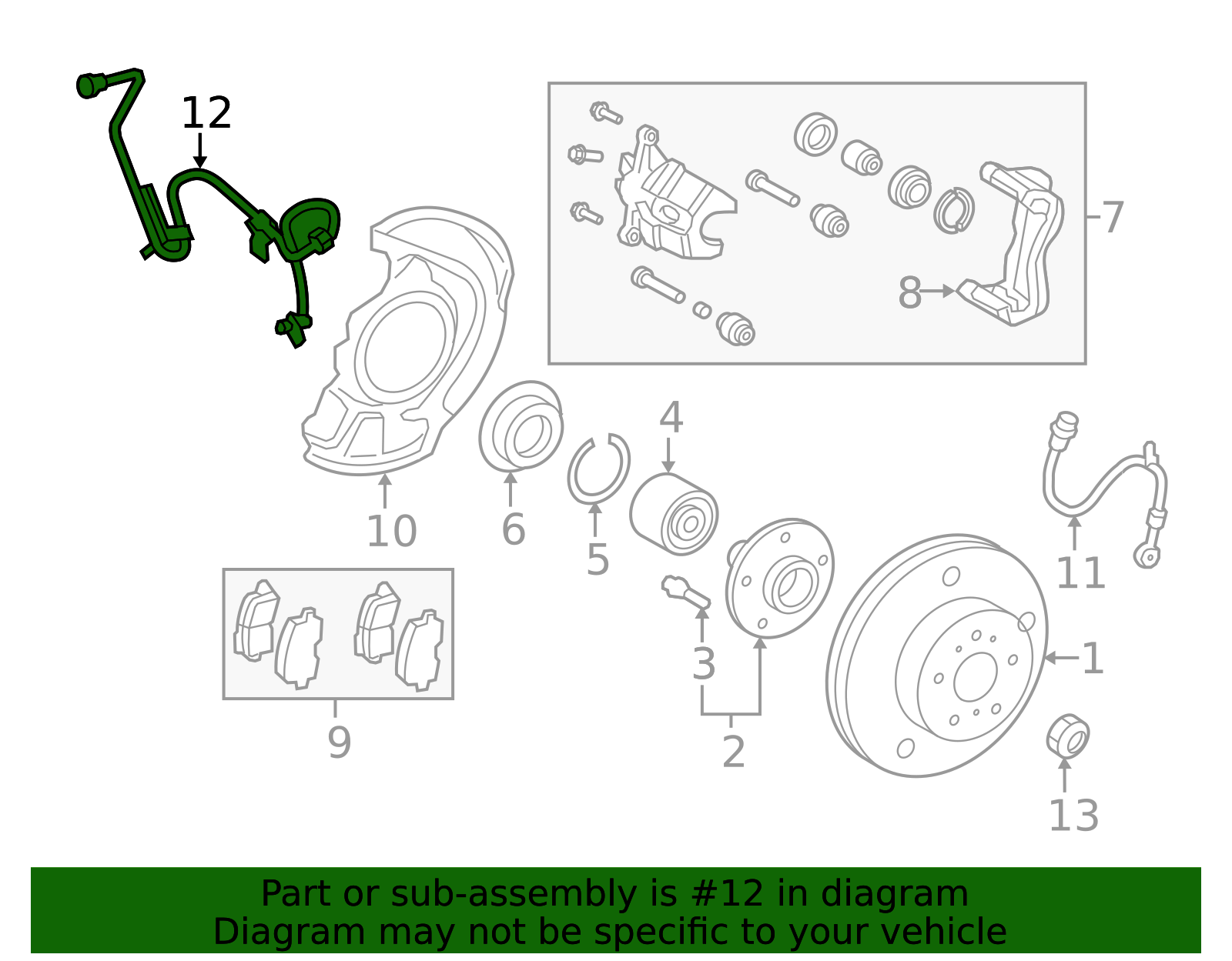 SENSOR ABS TOYOTA COROLLA 1.3L/1.8L 94 00 DER T TECNOFUEL 89542 12040 - View #4
