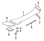 MR108711 - : Spoiler End for Mitsubishi: Eclipse Image