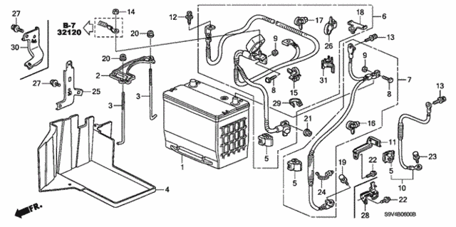 Battery for 2007 Honda Pilot #0