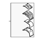 4E1713111E3Q7 - Body: Cover Assembly for Audi Image