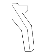 91550TG7000 - Body: Surround Weather-strip Fastener for Honda: Passport, Pilot, Ridgeline Image