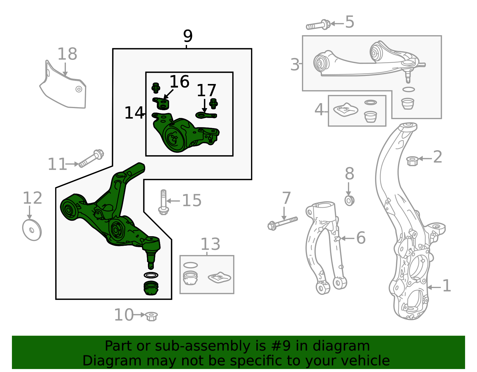 2022-2026 Acura MDX Lower Control Arm 51360-TYA-A05 | OEM Parts Online