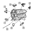 68032079AA - Electrical: Clip for Mopar Image