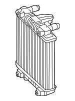 8K0121212B - Cooling System: Auxiliary Radiator for Audi Image