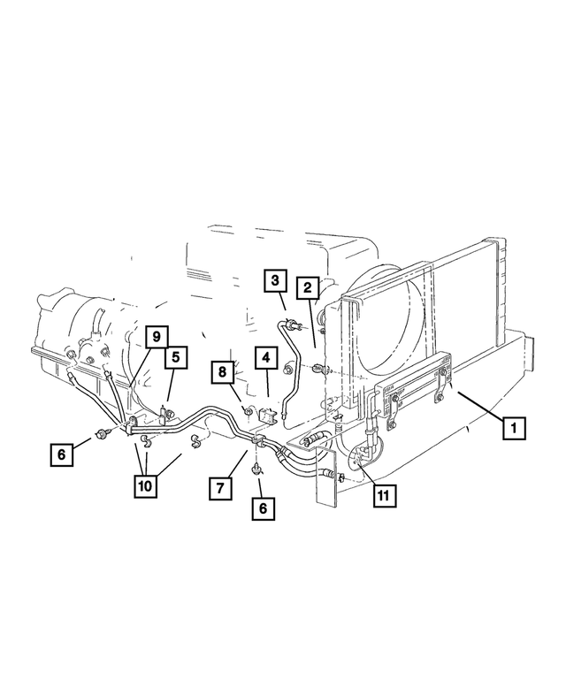52028517AD - : Transmission Oil Cooler for Mopar Image