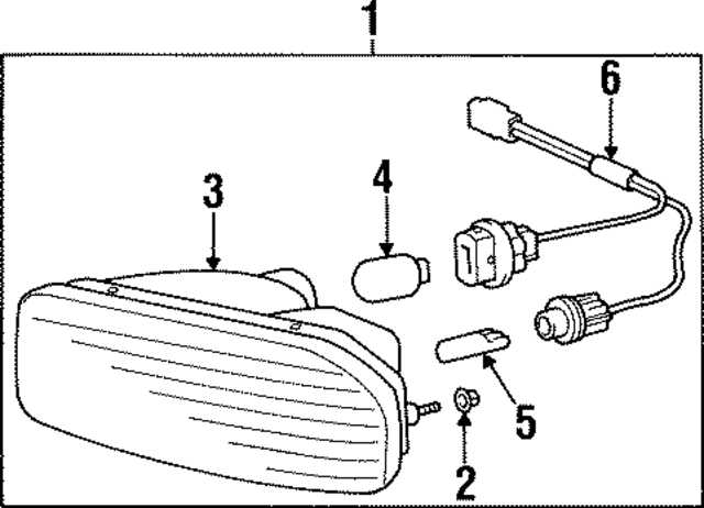 8151514390 - : Plug Assembly,  Front Turn Signal Lamp for Toyota Image