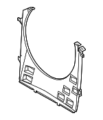 LR030052 - Cooling System: Lower Shroud for Land Rover: LR3, LR4, Range Rover Sport Image