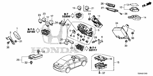 Control Unit (Cabin) (1) for 2017 Honda Accord #0