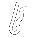 46911S70003 - Body: Power Brake Booster Cotter Pin for Honda: Accord, Civic, Clarity, CR-V, HR-V, Insight, Odyssey, Passport, Pilot Image