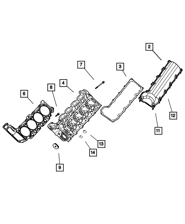 6508383AA - Engine 4.7L Eight Cylinder: Cylinder Head Cover, Right for Mopar Image
