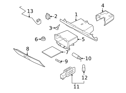 Glove Box for 2007 Volvo V50 #0