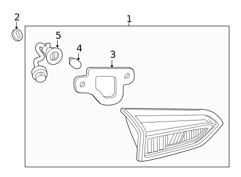 Backup Lamps for 2019 Buick Envision #0