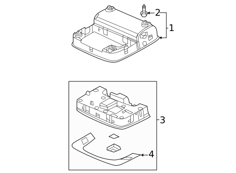 Overhead Console for 2023 Acura MDX #0