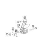 6513002AA - Engine: Bolt And Coned Washer, Mounting for Jeep: Wagoneer | Ram: 1500 Image