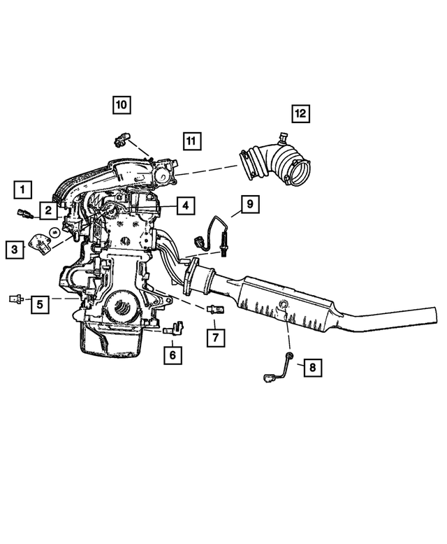4686684AB - Electrical: Map Sensor for Mopar Image