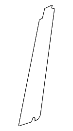 86363G3000 - Body: Black Out Tape for Hyundai: Elantra GT Image