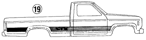 Stripe Tape for 1988 Ford Ranger #2
