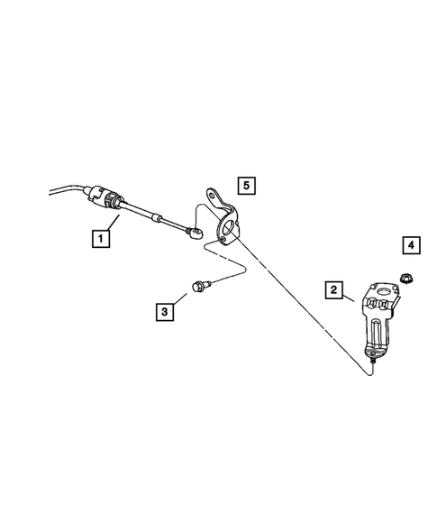 Gearshift Controls for 2006 Dodge Dakota #0