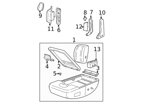 Armrest for 1998 Ford F-150 #0