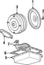 F3LY7986A - Maintenance &amp; Lubrication: Housing Cover for Ford: Crown Victoria | Lincoln: Mark VIII, Town Car | Mercury: Grand Marquis Image