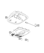 6AN62MS7AA - Electrical: Overhead Console for Mopar Image