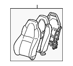 7143017430B0 - Body: Seat Back Assembly for Toyota: MR2 Spyder Image