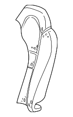 7155117080 - Body: Seat Back Pad for Toyota: MR2 Spyder Image