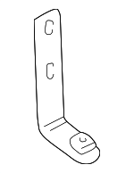 1C0422166AG - Steering: Power Steering Return Hose Bracket for Volkswagen Image