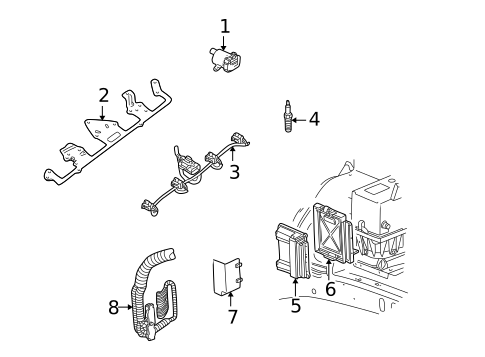 Ignition System for 2007 Buick Rainier #0