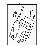 88600EM54A - Body: Seat Back Assembly for Nissan: Versa Image
