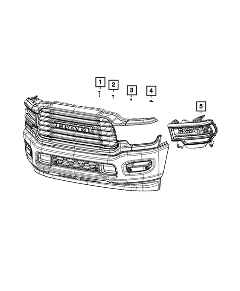 Lamps, Interior and Exterior for 2021 Ram 2500 #10