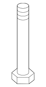 90105A0178 - Steering: Boot Bolt for Lexus: LX470, LX570 Image