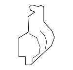 LR062427 - Cooling System: Bracket for Land Rover: Discovery, Range Rover, Range Rover Sport Image