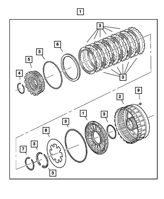 4799457AE - Automatic Transmission Multi-Speed: L/r Clutch Clutch for Mopar Image image