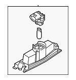 D50E51270 - Electrical: License Lamp for Mazda: MX-5 Miata Image