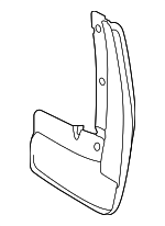 76621YY230 - Body: Mud Guard for Toyota: Grand Highlander Image