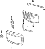 2018800088 - Body: Emblem for Mercedes-Benz Image