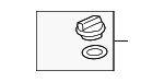 12180F4010 - Engine: Filler Cap for Lexus: CT200h, ES300h, ES350, GS200t, GS300, GX460, HS250h, IS200t, IS250, IS300, IS350, LS460, LS600h, LX570, NX200t, NX300, NX300h, RC200t, RC300, RX350, RX450h Image