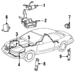 F7LZ5A919AA - Suspension: Control Module for Lincoln: Mark VIII Image