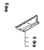 84137D4000 - Body: Rear Cover for Kia: Cadenza, Optima Image