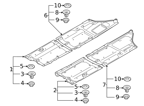 Under Cover & Splash Shields for 2018 Kia Cadenza #0