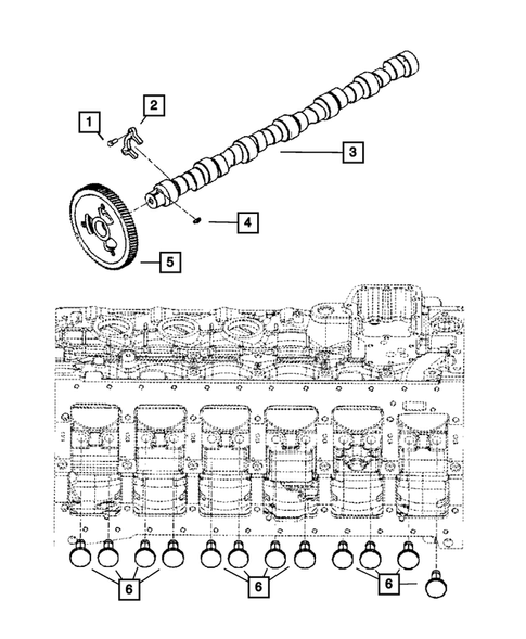 Camshafts & Valves for 2007 Dodge Ram 2500 #1