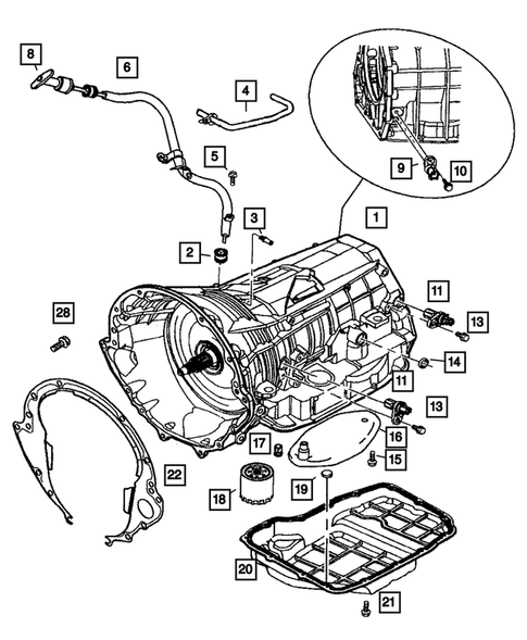 Case and Extension for 2003 Jeep Liberty #0